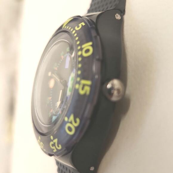 Swatch watch CAPTAIN NEMO SDB101 1992 Scuba Refurbished new strap and bezel - Picture 6 of 10